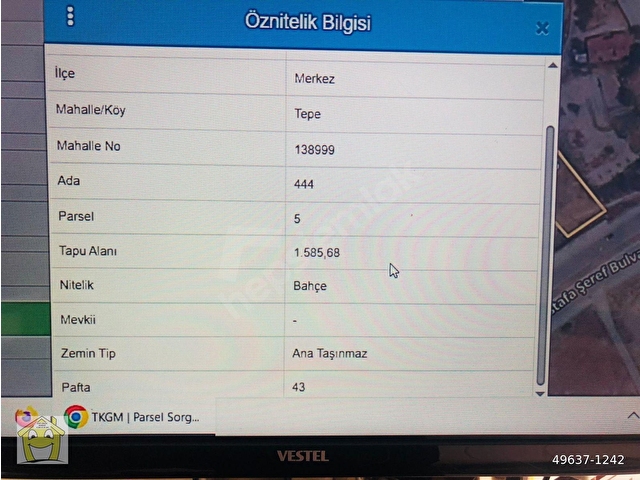 BURDUR MERKEZ TEPE MAHALLESİ SATILIK ARSA - Görsel 7