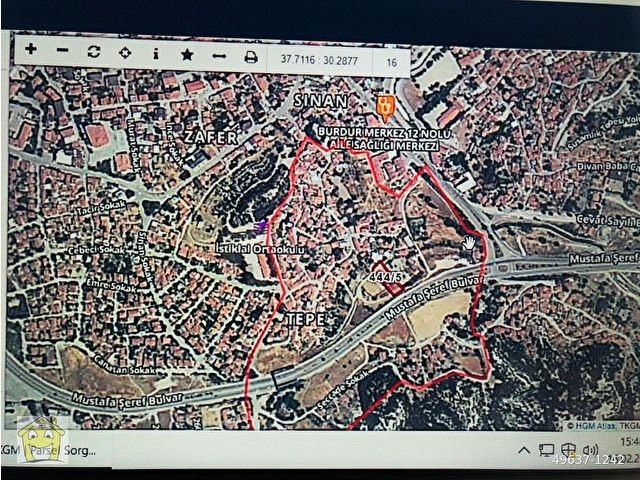 BURDUR MERKEZ TEPE MAHALLESİ SATILIK ARSA - Görsel 4