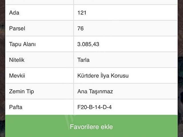 Çatalca çiftlikköyde 617m2 satılık