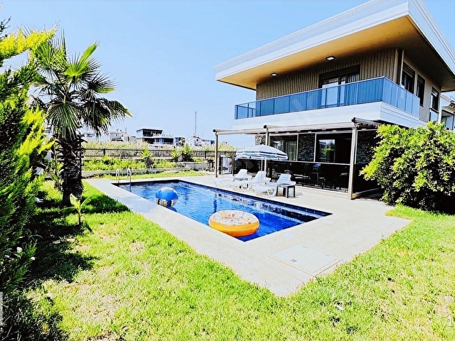 Belek de ultra lüks 4+1 müstakil villa - Görsel 26
