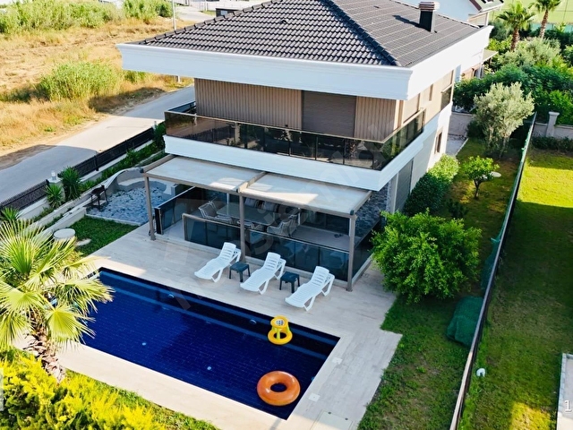 Belek de ultra lüks 4+1 müstakil villa - Görsel 5
