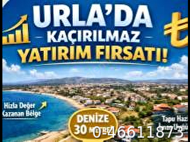 URLA-kalabak- 2197 sokakta sahile 30 metre mesafede Müstakil YAZLIK