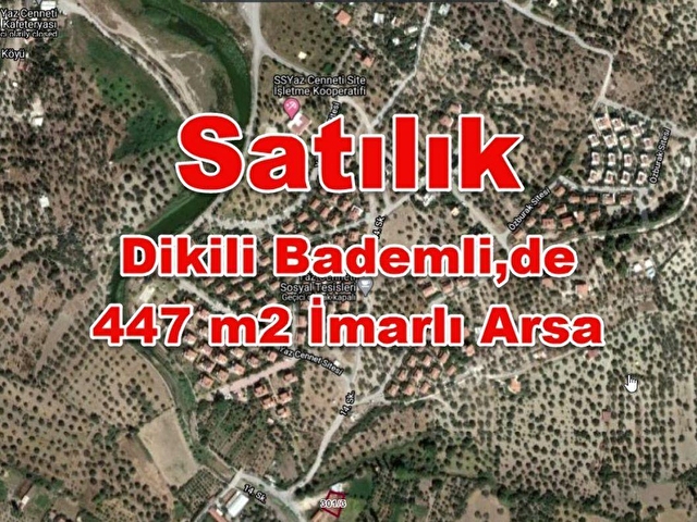 Dikili Bademli De Cennet Sitesi Yani Yolacephe 447m2 Imarli Arsa 120619 100 Hurriyet Emlak