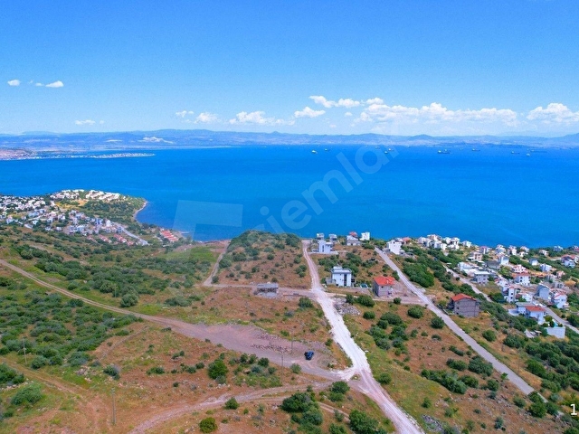 ÇANDARLI EYKODA MASRAFSIZ & ÖNÜ KAPANMAZ 225M2 (1/2) ARSA - Görsel 3