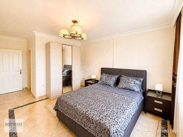 ALANYA TOSMURDA MUHTEŞEM DENİZ MANZARALI FULL EŞYALI 2+1 DAİRE - Görsel 11