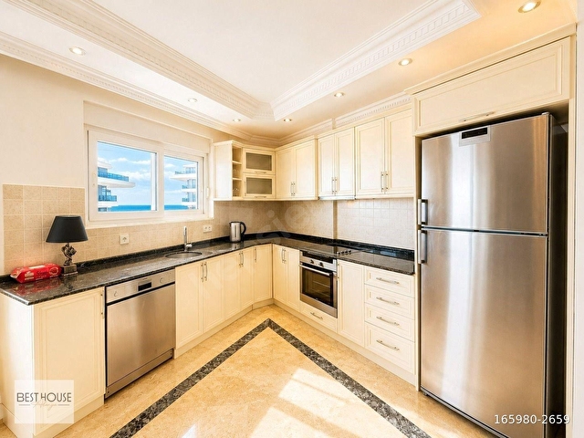 ALANYA TOSMURDA MUHTEŞEM DENİZ MANZARALI FULL EŞYALI 2+1 DAİRE - Görsel 9