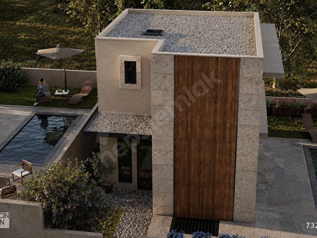 Havuzlu 4+1 Tripleks Villa | Tepeörende Bahçeli Yaşam - Görsel 3