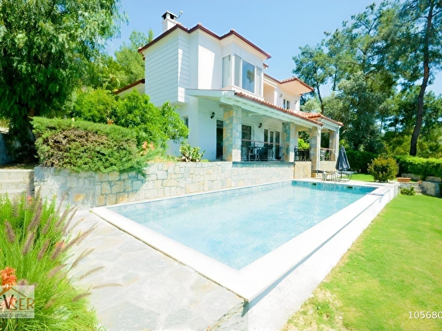 GÖCEK DE FULL EŞYALI MÜSTAKİL HAVUZLU DENIZ MANZARALI 4+1 VILLA