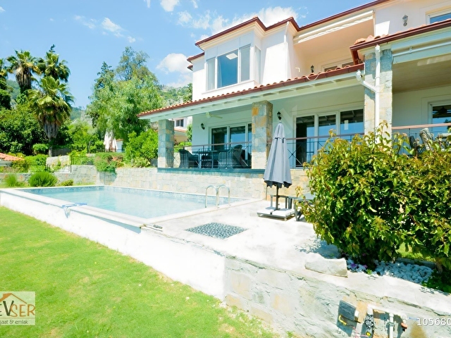 GÖCEK DE FULL EŞYALI MÜSTAKİL HAVUZLU DENIZ MANZARALI 4+1 VILLA - Görsel 6