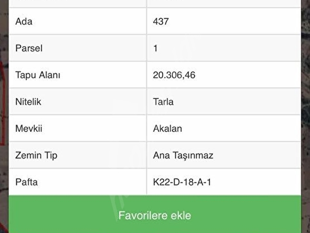 Uşak İlyaslı Köyünde 20300m2 Yolu Eletrik olan Tarla - Görsel 2