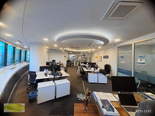 Kozyatağı kiralık ofis Nida Kule metro çıkışında yarım kat boş - Görsel 20