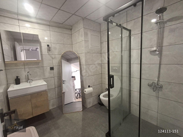 Doğalgazlı, Yerden Isıtmalı, Sıfır Eşyalı Kiralık 1+1 Daire - Görsel 11