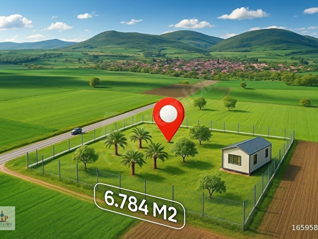 Gönen Gökçesuosmanpazarda 6.784 M2 Kadastral Yola Cephe Tarla - Görsel 7