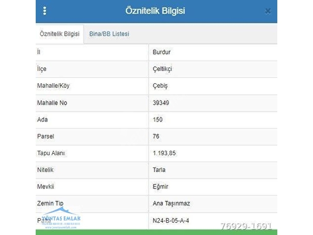 YÖNTAŞ EMLAKTAN ÇEBİŞDE 1193 m2 HOBİ BAHÇELİK TARLA - Görsel 10
