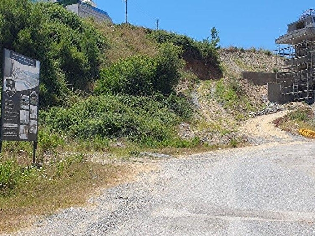 KARĞICAK 124/12 DENİZ, KALE, ALANYA MANZARALI 900 M2 İMARLI ARSA - Görsel 2