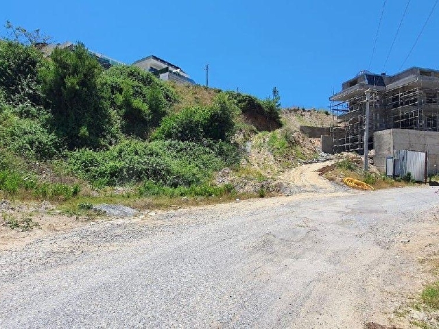 KARĞICAK 124/12 DENİZ, KALE, ALANYA MANZARALI 900 M2 İMARLI ARSA - Görsel 6