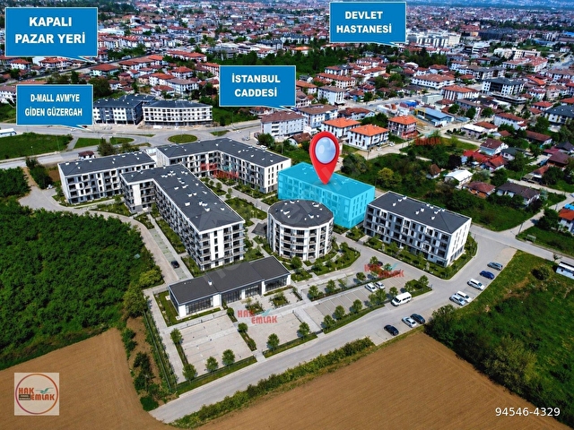 Hak Emlaktan Aziziye Mah.de Ebeveyn Banyolu Kiralık 2+1 Daire - Görsel 3