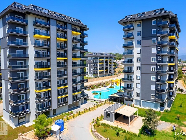 OLİVE PARADİSE İSKANLI DENİZ MANZARALI 1+1 DAİRE ALANYA AVSALLAR