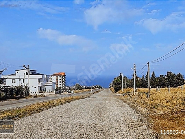 ATAKUM BÜYÜKOYUMCADA DENİZ MANZARALI İNŞAATLIK ARSA