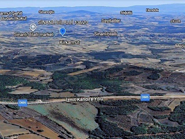 KANDIRA SİNANLI BİLALLİ MAH. 5079 M2 SATILIK TARLA. - Görsel 16