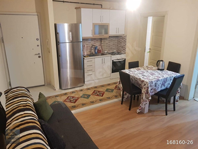 kayaşehir 12.bölgede kiralık eşyalı daire