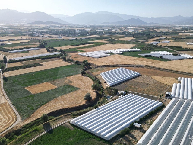 BAYRALAR MAH. SERA VE  EVİ OLAN 6.000 m²  ve  6.225 m²  TOPLAM 12.225  m²  BAKIMLI  SERA SATILIKTIR. - Görsel 17