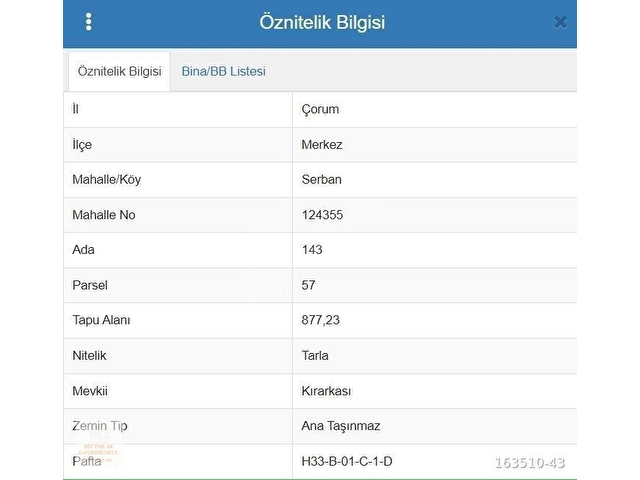 ÇORUM MERKEZ SERBAN KÖYÜNDE KÖYİÇİNDE 877M² TARLAMIZ SATILIKTIR. - Görsel 10