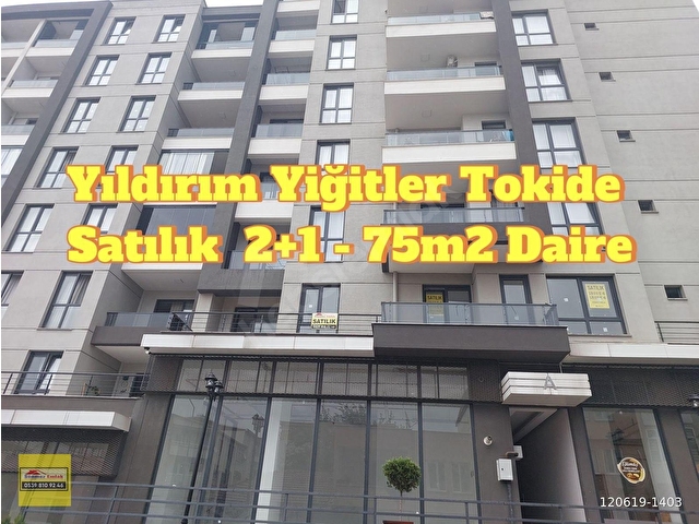 BURSA YILIDIRIM YİĞİTLER TOKİDE SATILIK 2+1 75m2 SIFIR DAİRE - Görsel 29