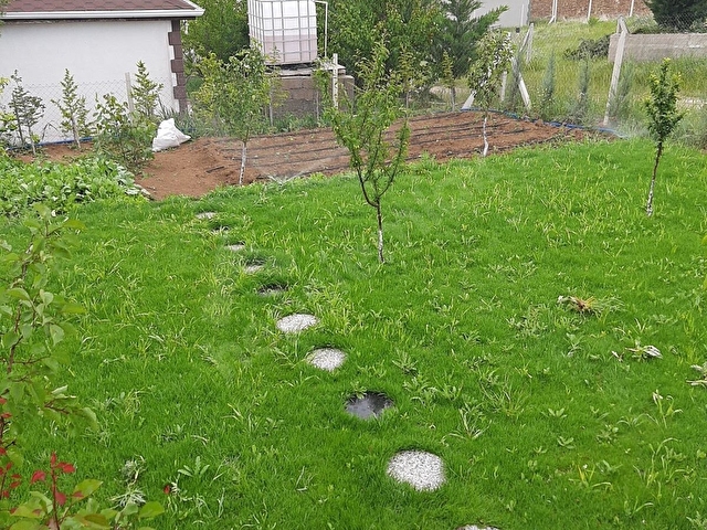 hacı muratlı  da imara girmiş parseli belirli numarataj alınmış iki katlı , bahçesinde meyva ağaçlar - Görsel 17