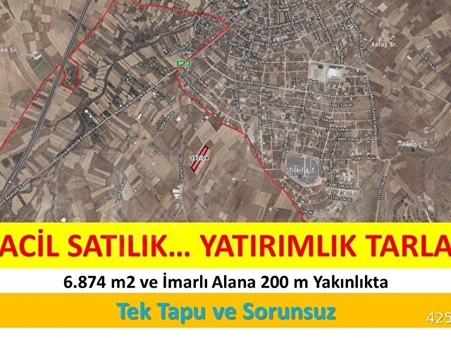 İmarlı Alana Çok Yakın Acil Satılık Yatırımlık Tarla - Görsel 4