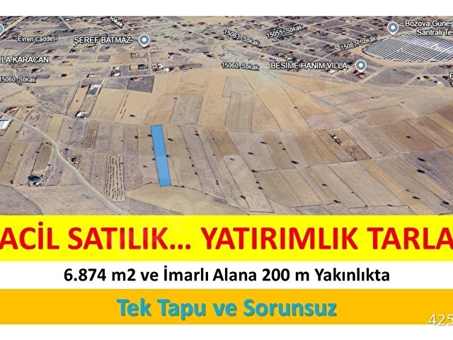 İmarlı Alana Çok Yakın Acil Satılık Yatırımlık Tarla - Görsel 6