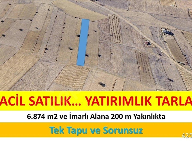İmarlı Alana Çok Yakın Acil Satılık Yatırımlık Tarla - Görsel 5