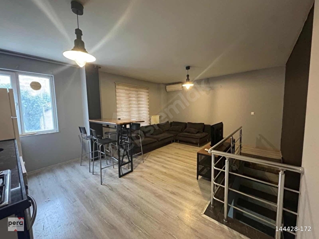 PERAdan bahçe kullanımlı lüks eşyalı 2+1 ters dubleks - Görsel 11
