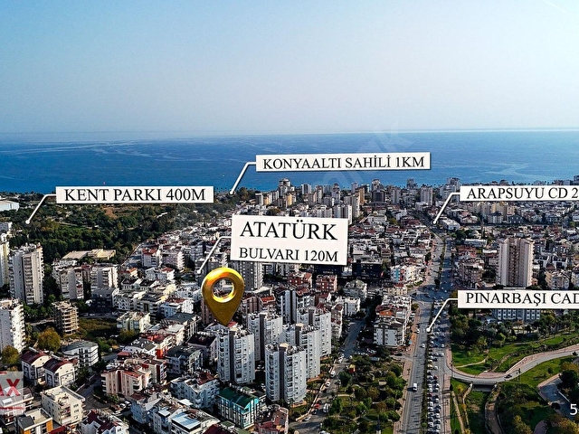 PINARBAŞI MAH ATATÜRK CAD YAKINI GENİŞ 2+1 DAİRE