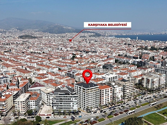 İzmir Bostanlı Yalı Trademark Yıllar Ap Satılık 2+1 100 m² Daire - Görsel 15