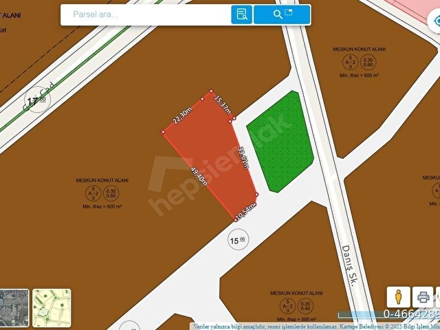 Acil Sahibinden Kartepe Sarımeşe Merkez Konumlu 1082 M2 Arsa - Görsel 6