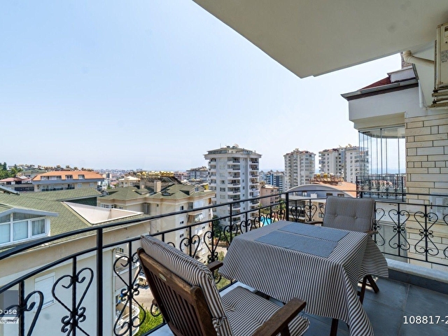 Alanya Cikcillide site içerisinde satılık deniz ve kale manzaralı 3+1 eşyalı dubleks - Görsel 19