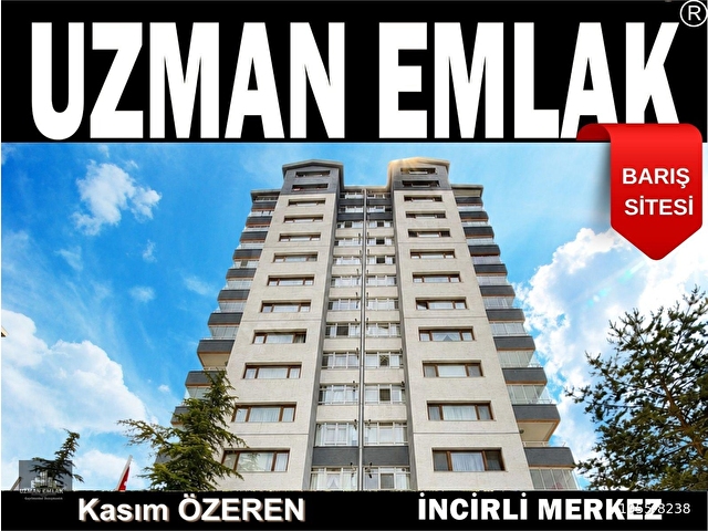 (SADECE MEMUR) UZMAN EMLAK OFİSİNDEN BARIŞ SİTESİNDE 6.KATTA BAĞIMSIZ ASANSÖRLÜ MANZARALI 3+1 DAİRE