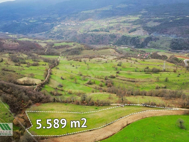BOLU MUDURNU AKYOKUŞ KÖYÜNDE SATILIK YATIRIMLIK TARLA 5588 - Görsel 3