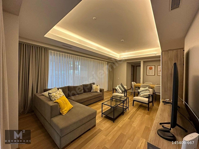 AĞAOĞLU MASLAK 1453 3,5+1 EŞYALI KİRALIK DAİRE CADDE CEPHE