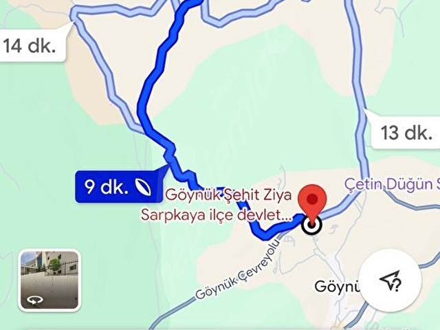 Bolu GÖYNÜK bulanık köyünde köy yerleşimi içinde imarlı ev yeri. Araç takası olur - Görsel 2
