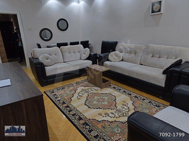 EMEK de GAZİ DİŞ FAKÜLTESİNE ÇOK YAKIN ÖNCEPHE  3+1 FULL MOBİLYALI KİRALIK DAİRE - Görsel 3