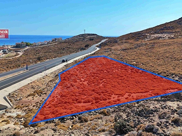 Çanakkale Gökçeada Aydıncıkta Deniz Manzaralı Satılık Arazi - Görsel 2