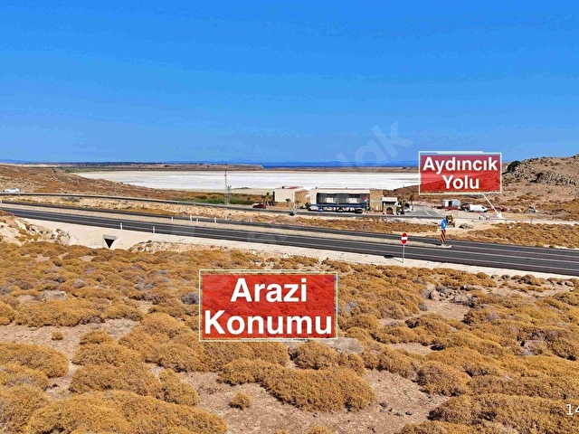 Çanakkale Gökçeada Aydıncıkta Deniz Manzaralı Satılık Arazi - Görsel 4