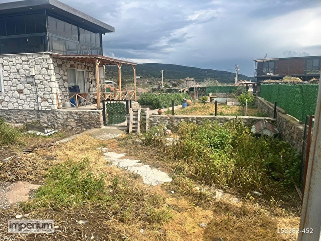 Aliağa Kalabakta Satılık Deniz Manzaralı Taş Ev - Görsel 6