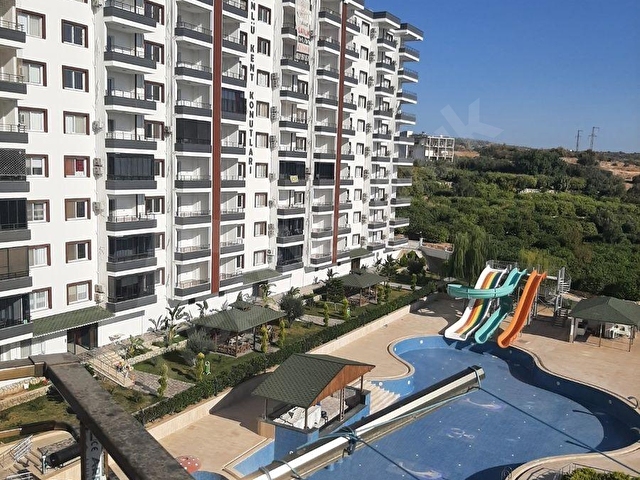 MERSİN SİLİFKE ATAKENTTE SATILIK EŞYALI 1+1  SİTE İÇİNDE HAVUZLU DAİRE