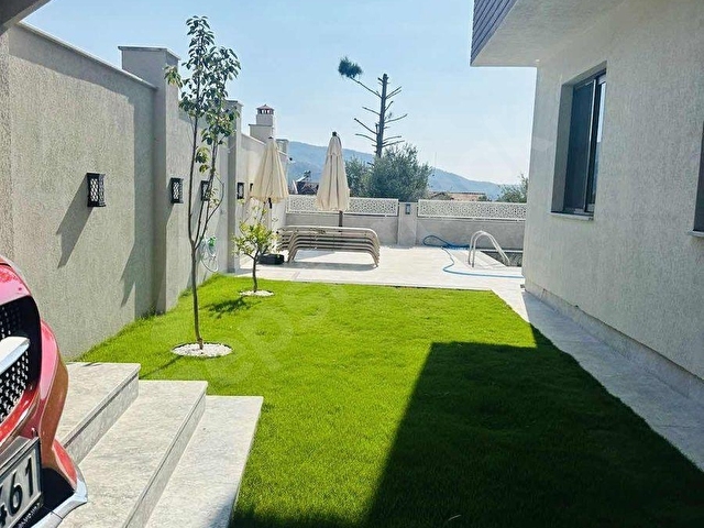 YEŞIL ÜZÜMLÜ DE LÜKS 4 + 1 EŞYALI SATILIK VILLA - Görsel 29