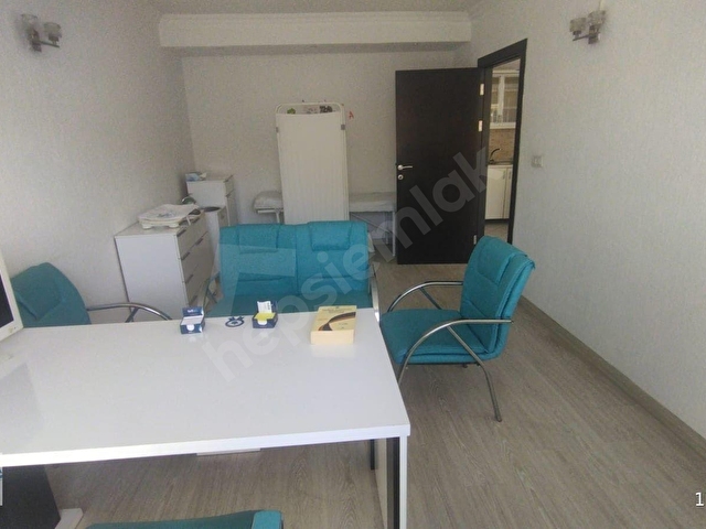 YENİ MAHALLE BEŞTEPEDE  MİLASLI 2000 PLAZADA KİRALIK OFİS EŞYALI  1+1 KATTA - Görsel 4