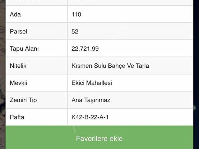 ELAZIĞ MERKEZ KURTDERE KÖYÜNDE SATILIK TARLA - Görsel 2