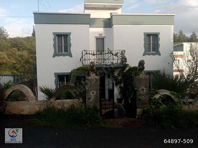 Bodrum güvercinlik Kuyucakta satılık müstakil 3+1bahçeli dubleks 64897